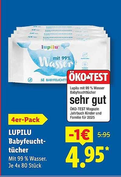 LUPILU Babyfeuchttücher