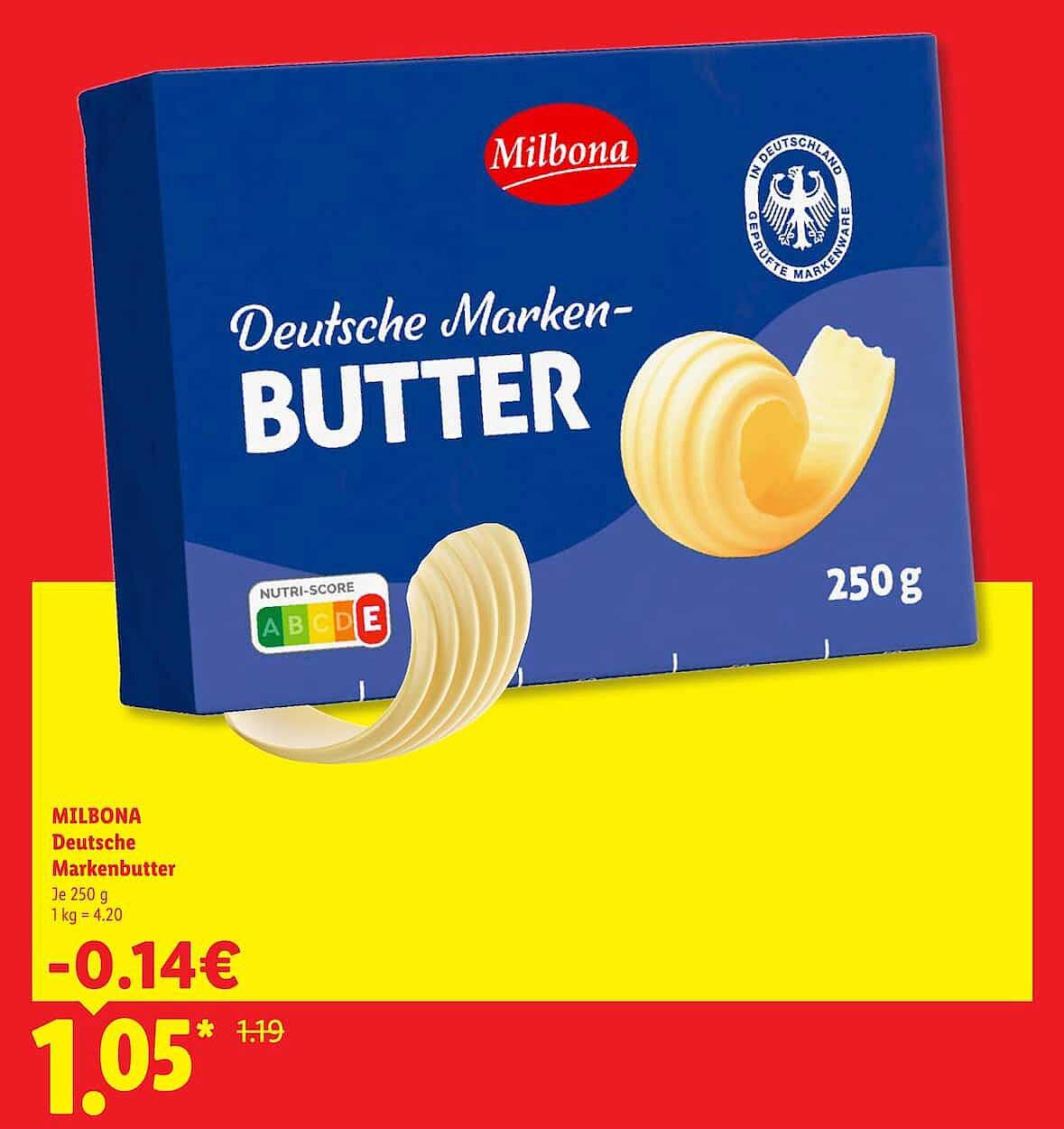 MILBONA Deutsche Markenbutter