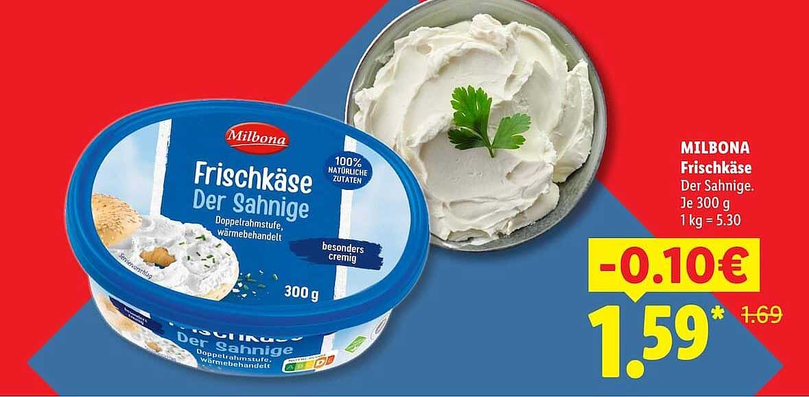 MILBONA Frischkäse Der Sahnige