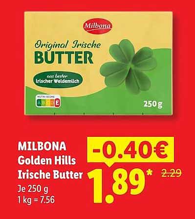 MILBONA Golden Hills Irische Butter