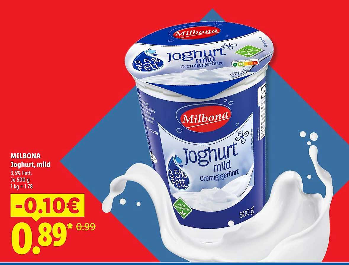 MILBONA Joghurt, mild