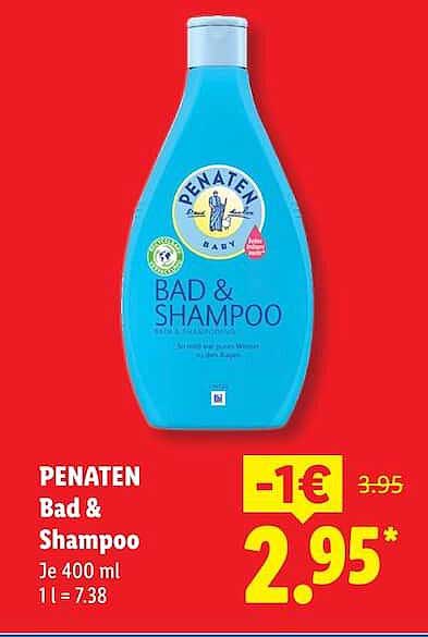 PENATEN Bad & Shampoo Je 400 ml 1 l = 7,38