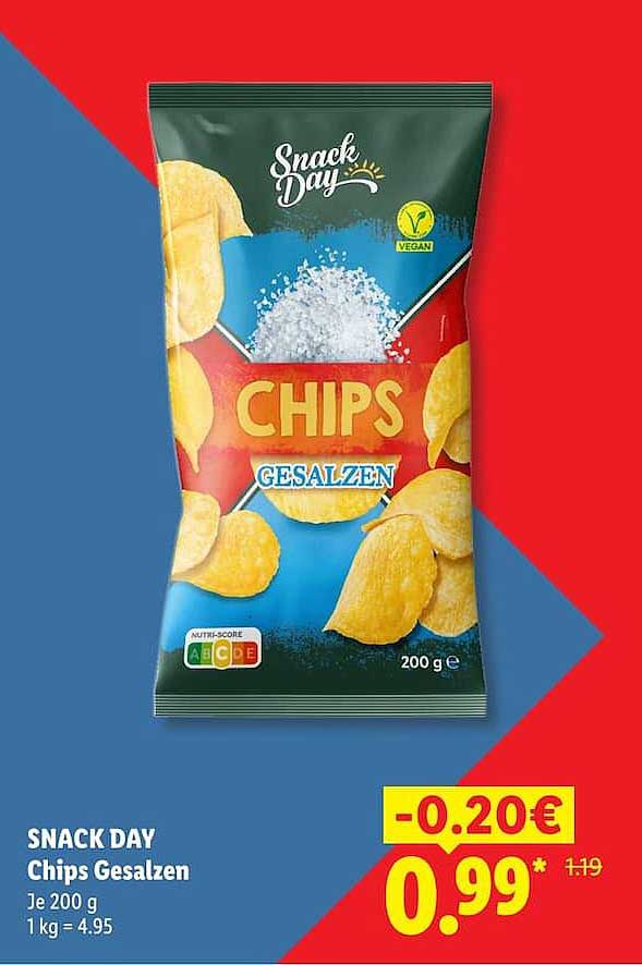 SNACK DAY Chips Gesalzen