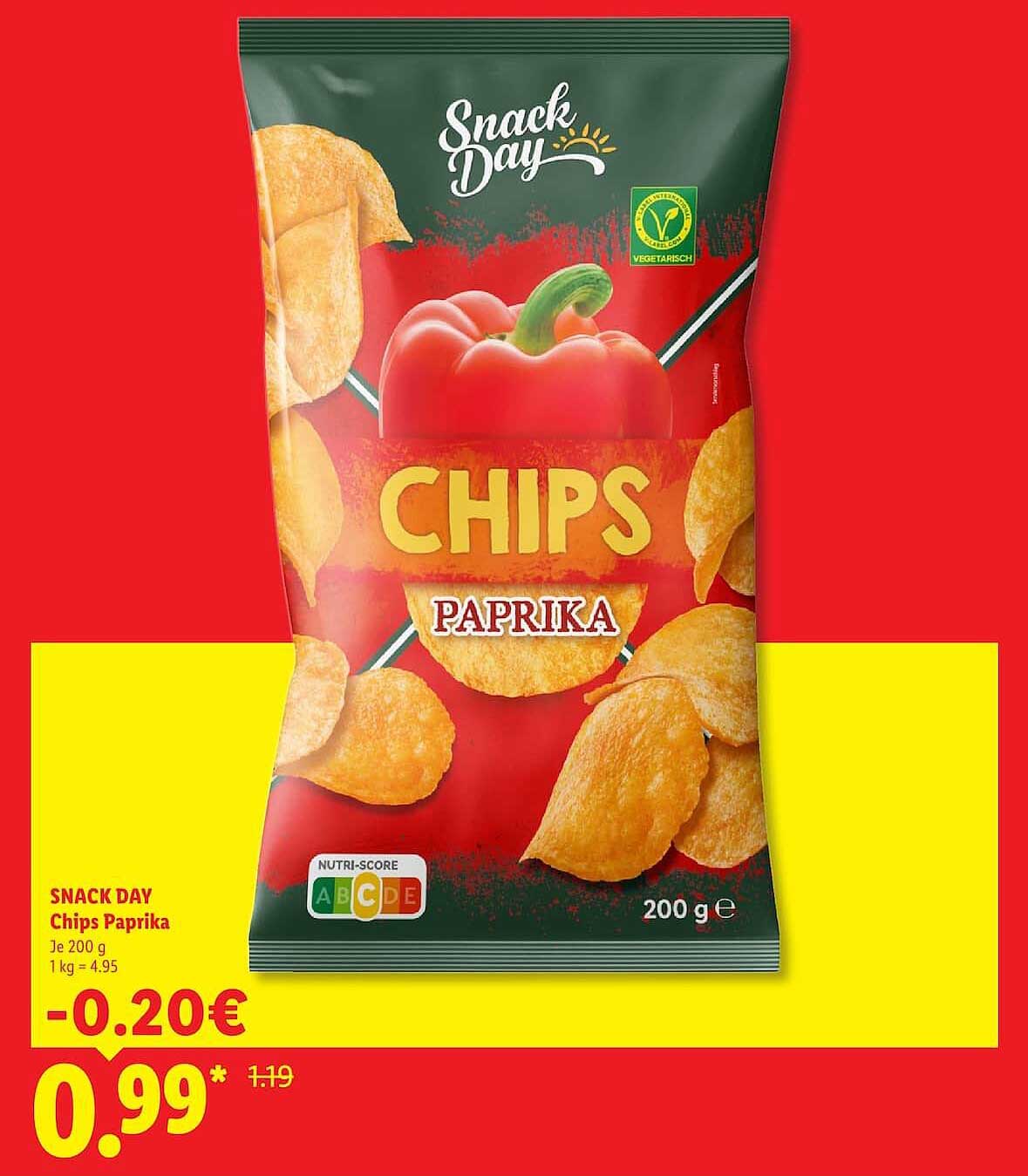 SNACK DAY Chips Paprika
