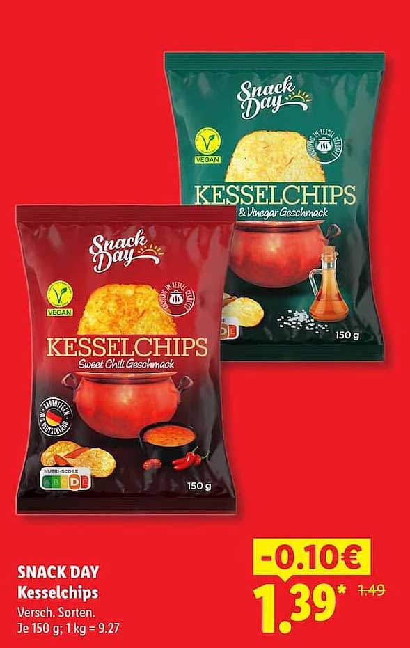 SNACK DAY Kesselchips