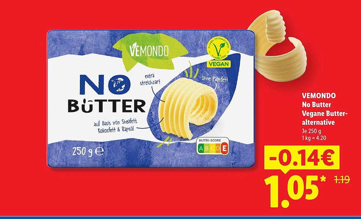 VEMONDO No Butter Vegane Butteralternative