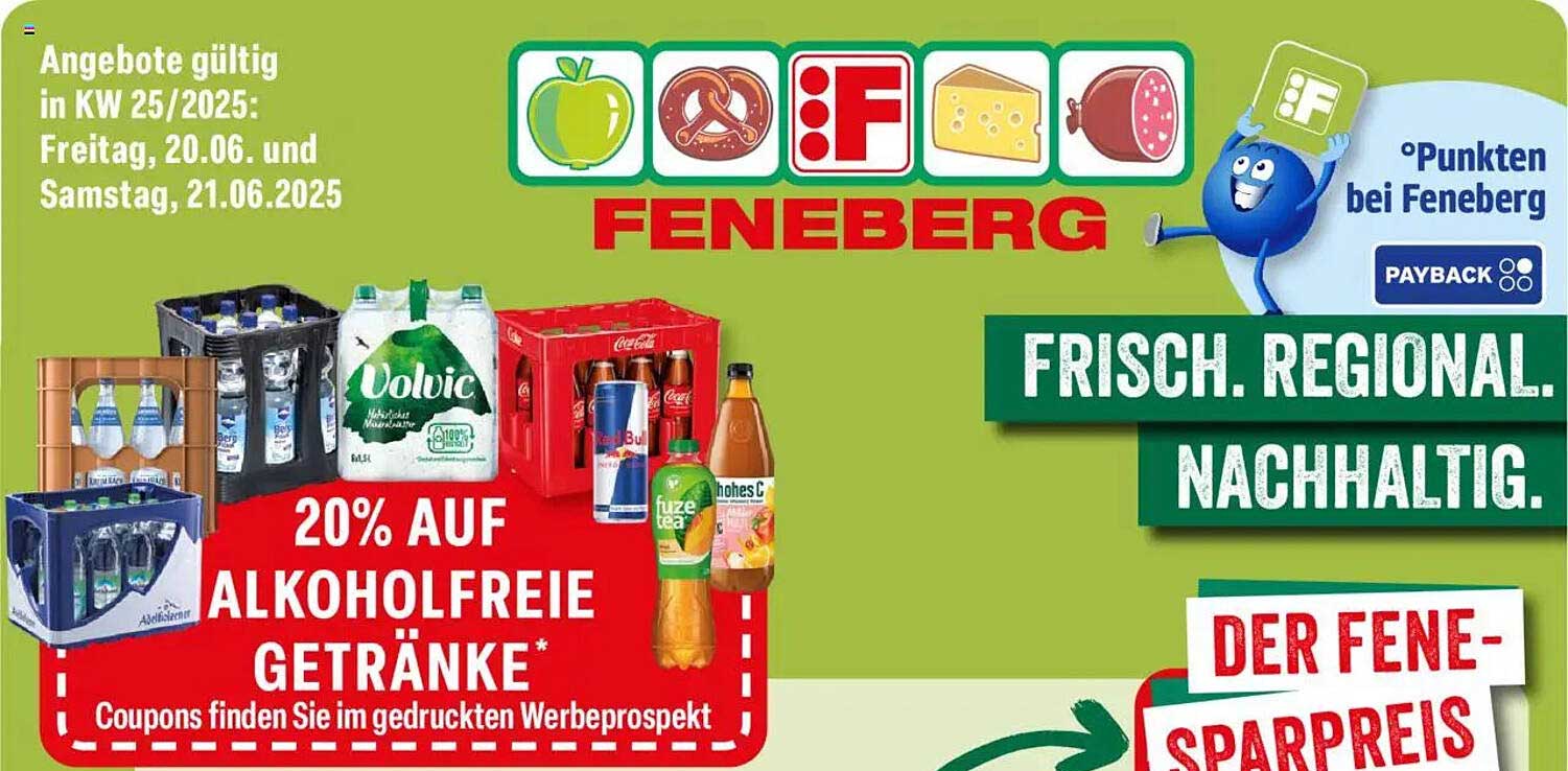 20% auf alkoholfreie Getränke