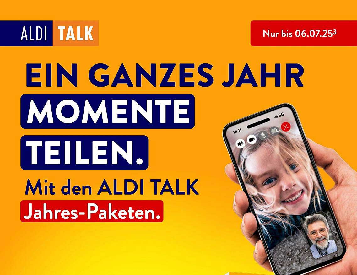 ALDI TALK Jahres-Pakete