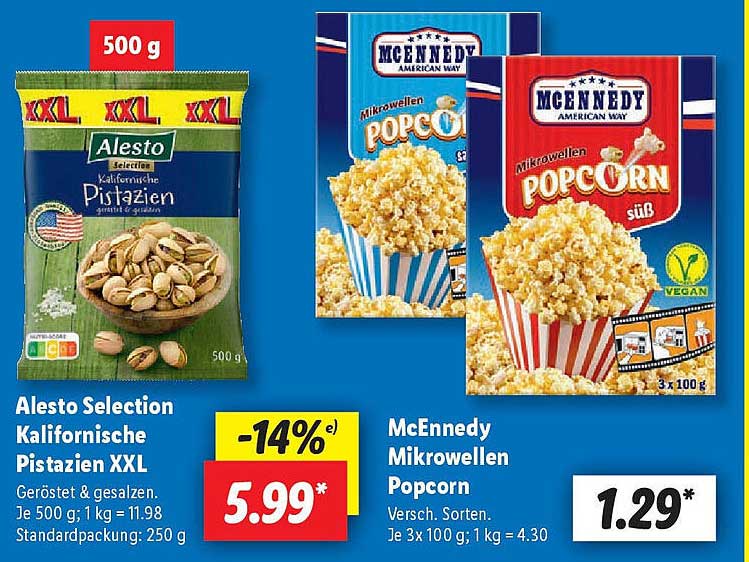 Alesto Selection Kalifornische Pistazien XXL 500 g
