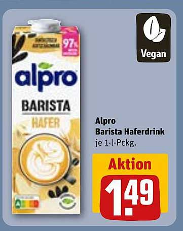 Alpro Barista Haferdrink 1-L-Packung