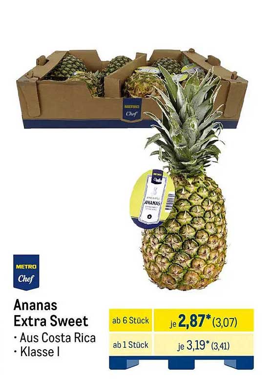 Ananas Extra Sweet - Aus Costa Rica