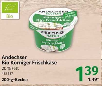 Andechser Bio Körniger Frischkäse 200 g