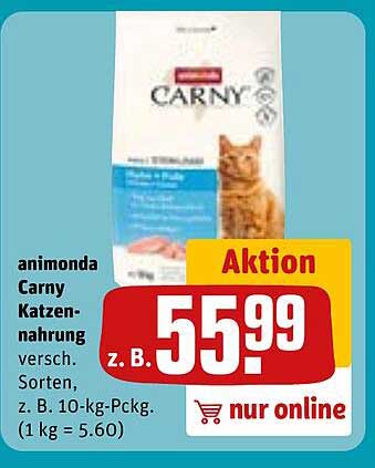 animonda Carny Katzennahrung - 10 kg Packung