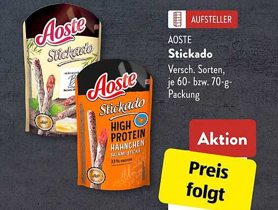 Aoste Stickado - Vielfalt in jeder Packung