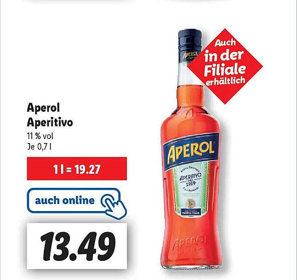 Aperol Aperitivo 0,7 l