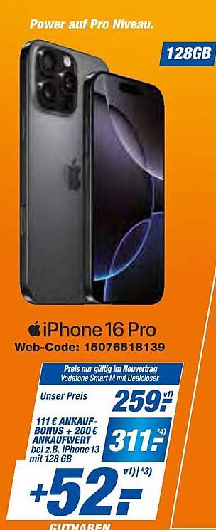 Apple iPhone 16 Pro 128GB