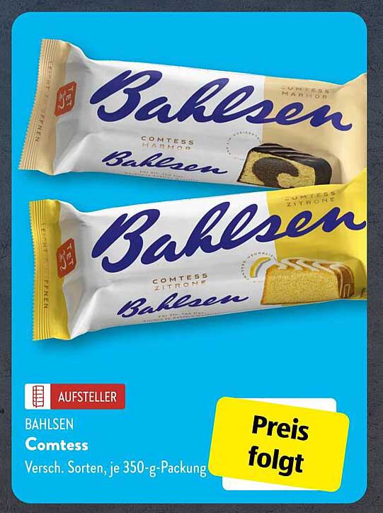 Bahlsen Comtess (verschiedene Sorten, je 350-g-Packung)