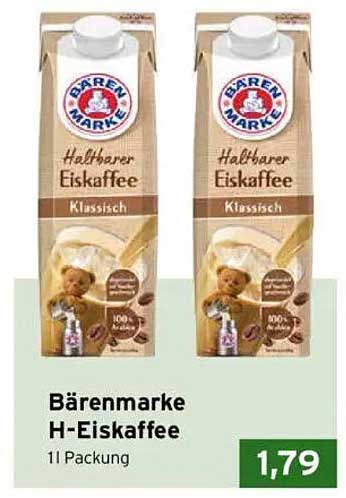 Bärenmarke H-Eiskaffee 1L Packung
