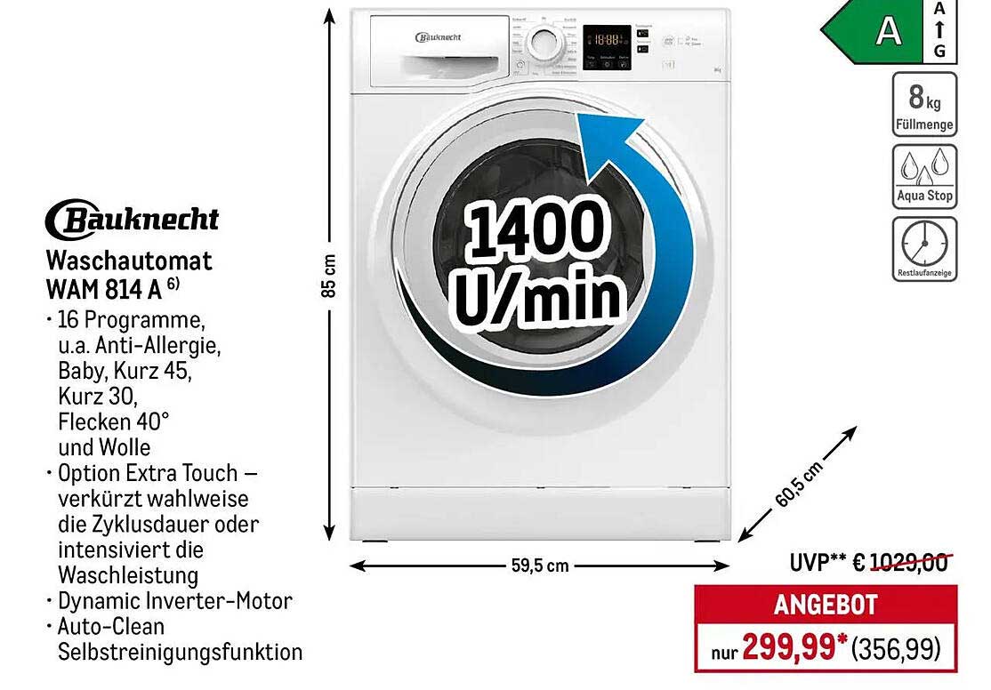Bauknecht Waschautomat WAM 814 A