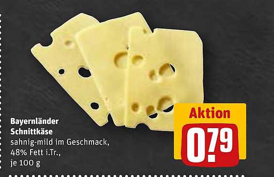 Bayernländer Schnittkäse - sahnig-mild im Geschmack, 48% Fett i.Tr.
