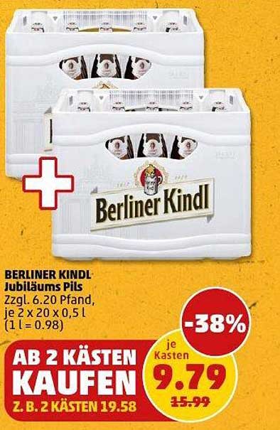 BERLINER KINDL Jubiläums Pils - Ab 2 Kästen kaufen