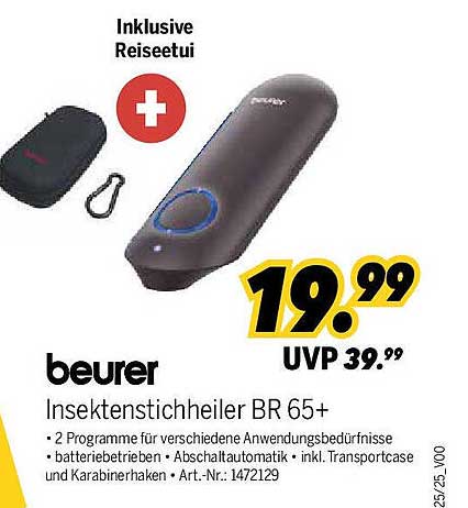 Beurer Insektenstichheiler BR 65+ - Exklusive Angebote bei MEDIMAX