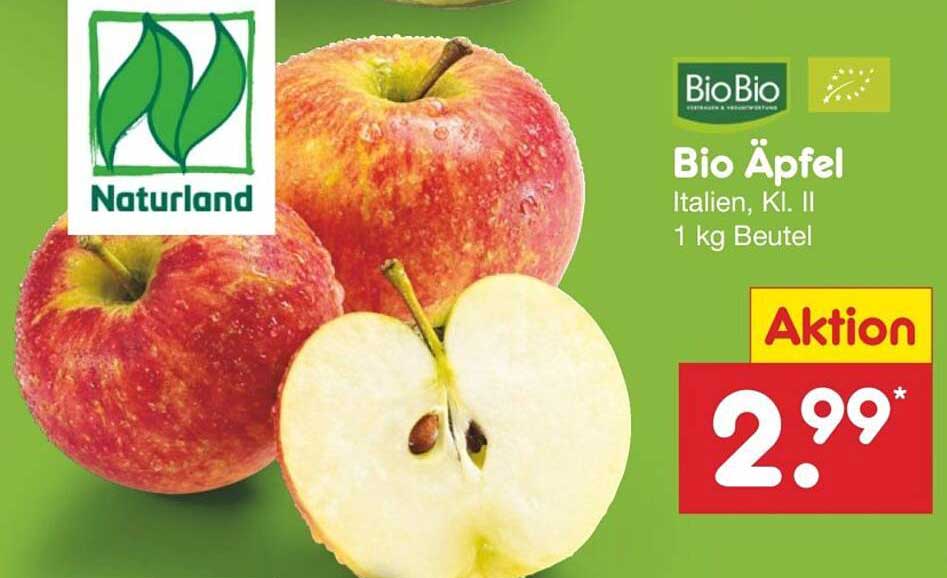 Bio Äpfel Italien, Kl. II - 1 kg Beutel