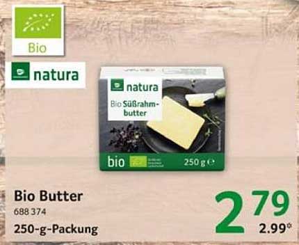 Bio Butter 250-g-Packung