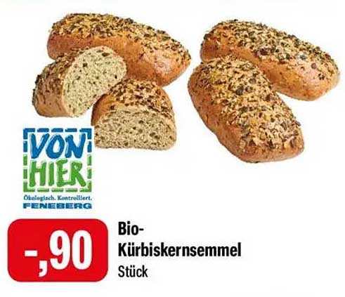 Bio-Kürbiskernsemmele von Feneberg