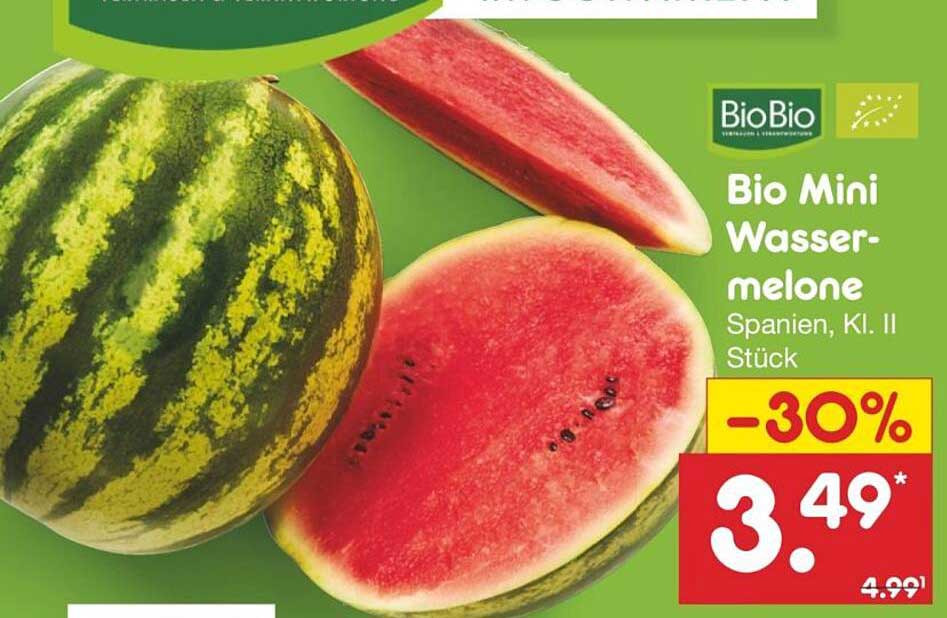 Bio Mini Wassermelone Spanien, Kl. II Stück