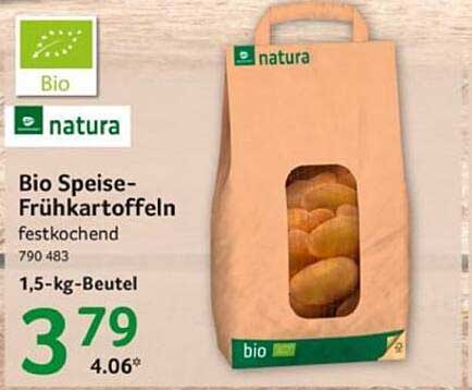Bio Speise-Frühkartoffeln 1,5-kg-Beutel