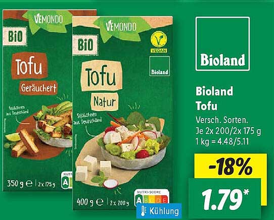Bioland Tofu - Verschiedene Sorten
