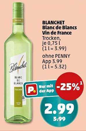 BLANCHET Blanc de Blancs Vin de France - Trocken, 0,75 l