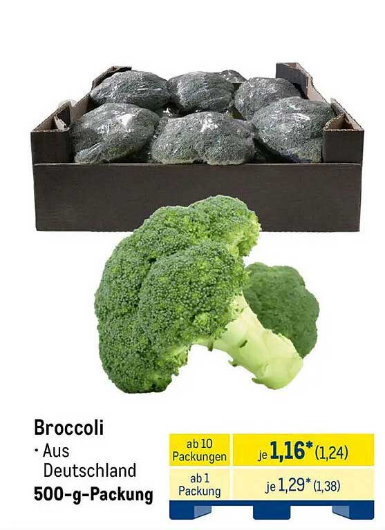 Broccoli - Aus Deutschland 500-g-Packung