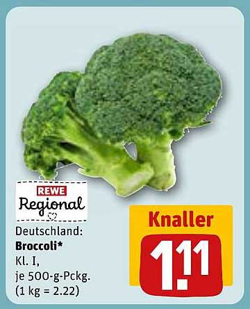 Broccoli Kl. I - Regionaler Knaller bei REWE