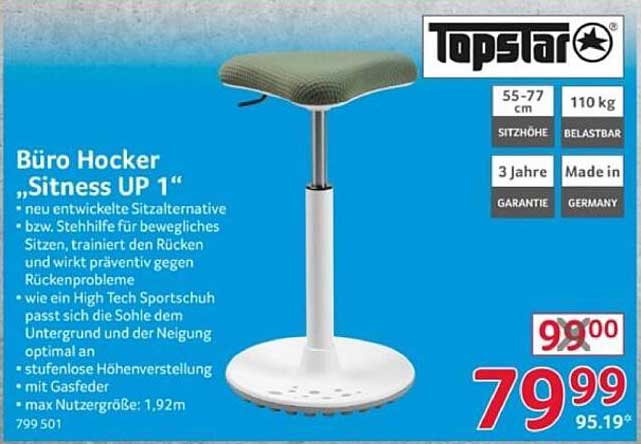 Büro Hocker "Sitness UP 1"