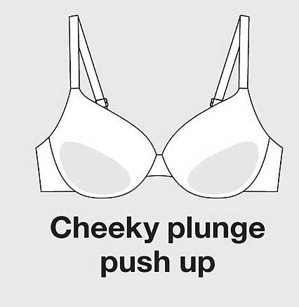 Cheeky Plunge Push Up BH