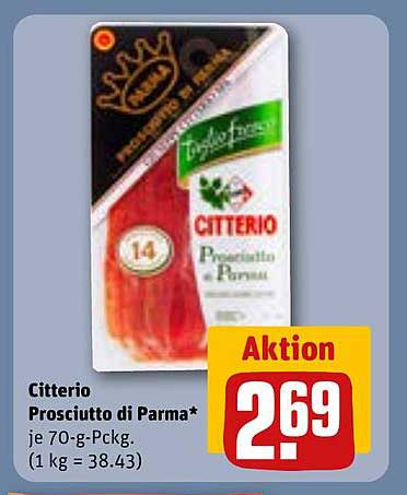 Citterio Prosciutto di Parma 70-g-Packung