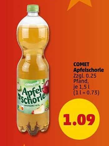 COMET Apfelschorle 1,5 l