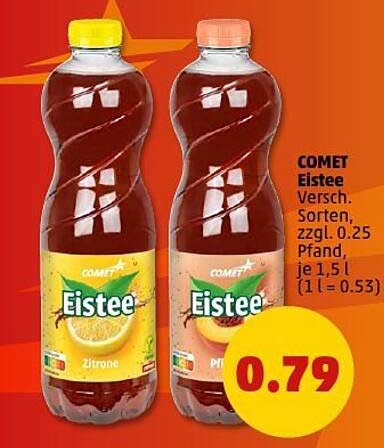 COMET Eistee - Verschiedene Sorten
