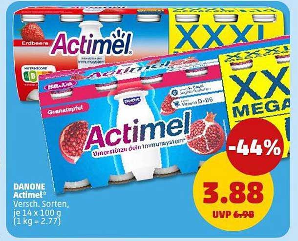 DANONE Actimel, Versch. Sorten, je 14 x 100 g