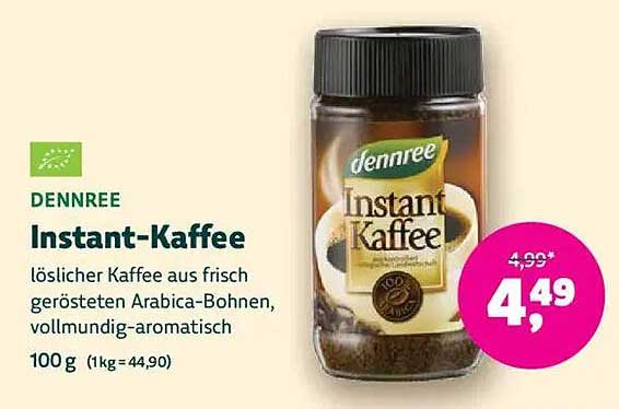 DENNREE Instant-Kaffee