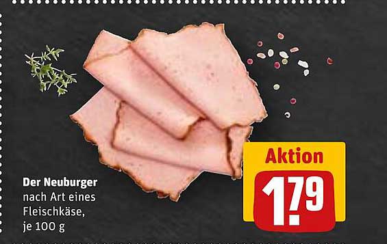 Der Neuburger nach Art eines Fleischkäses, je 100 g