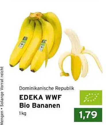 EDEKA WWF Bio Bananen 1 kg