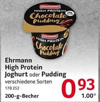 Ehrmann High Protein Joghurt oder Pudding - verschiedene Sorten