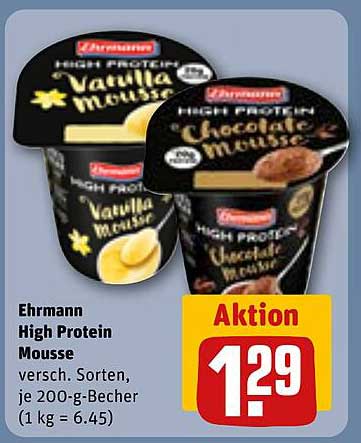 Ehrmann High Protein Mousse - verschiedene Sorten