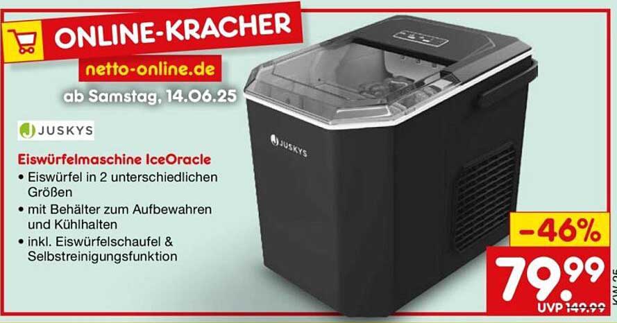 Eiswürfelmaschine IceOracle von Juskys