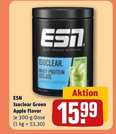 ESN Isoclear Green Apple Flavor 300g