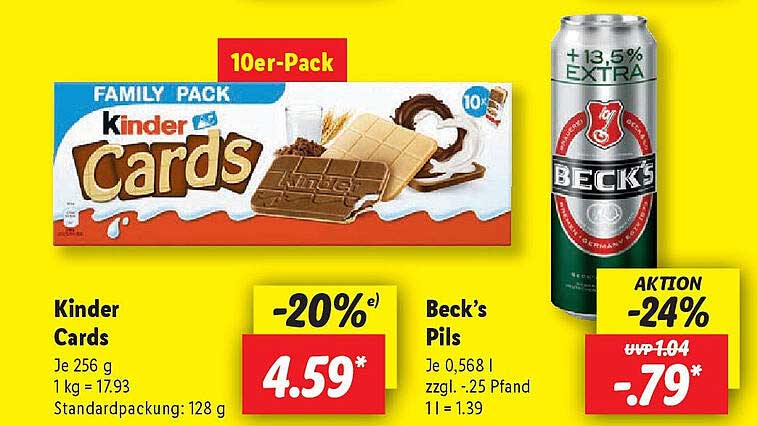 Familienpackung Kinder Cards 10er-Pack