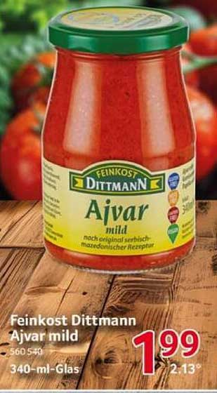 Feinkost Dittmann Ajvar mild